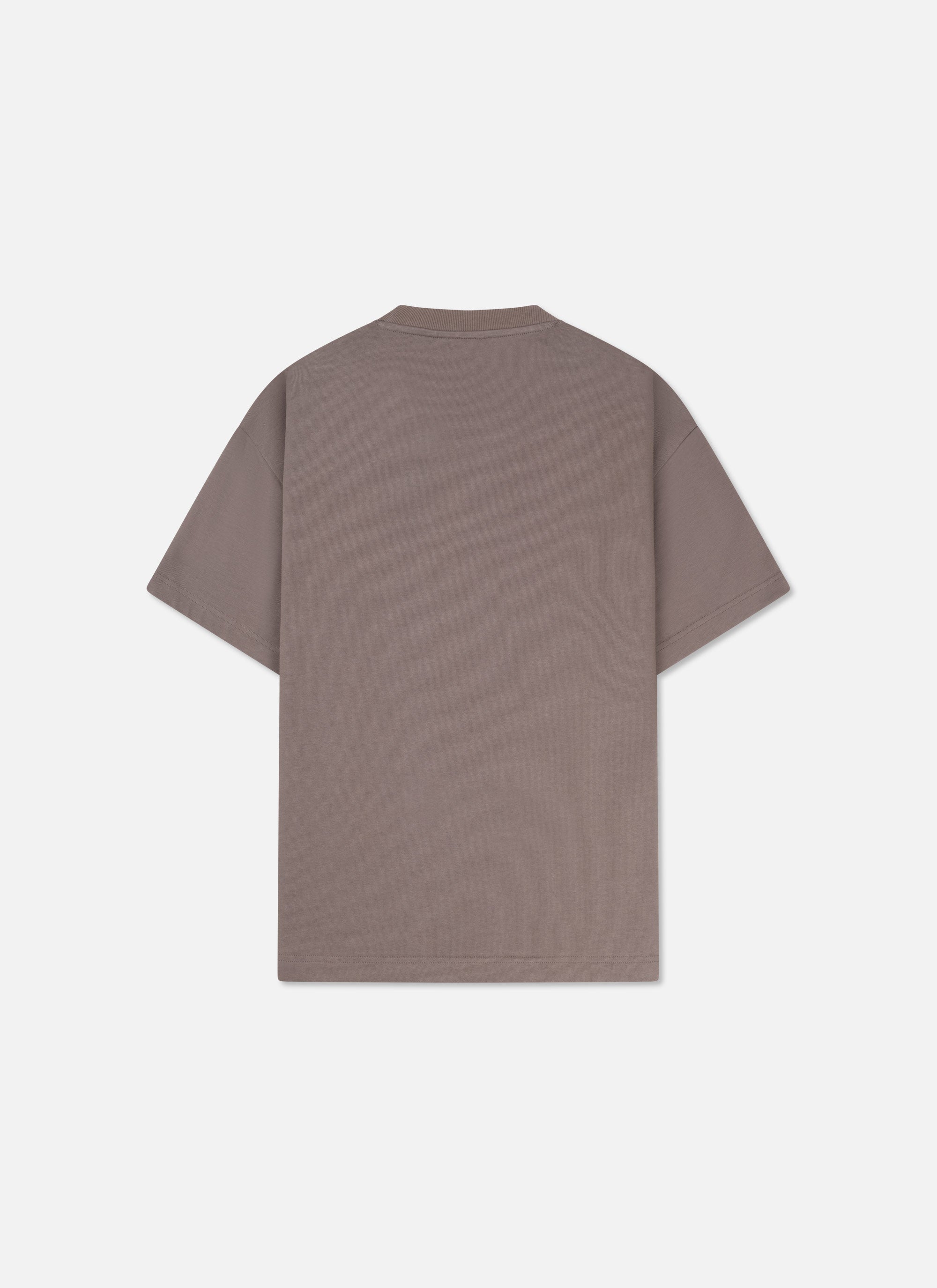 Vas Box Fit Tee | Dark Taupe