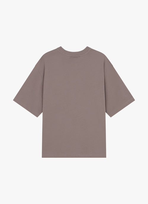 Vas Box Fit Tee | Dark Taupe