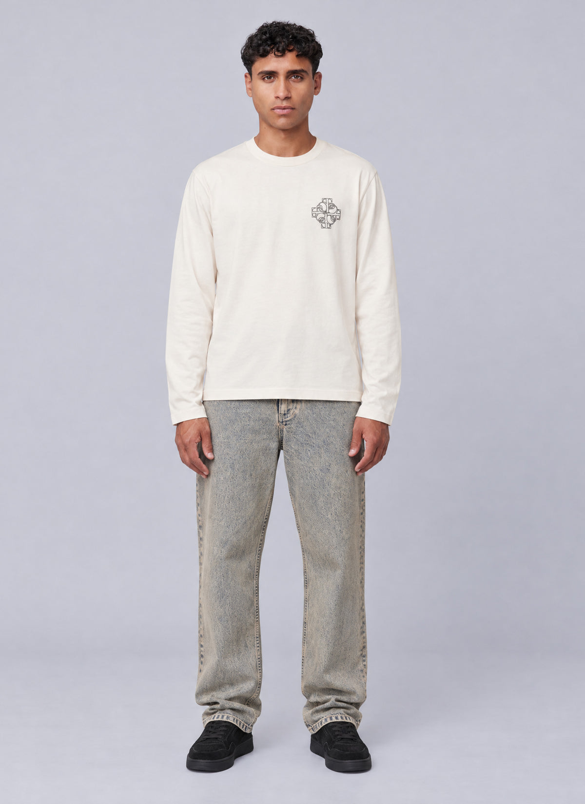 Locket Long Sleeved Tee | Off White