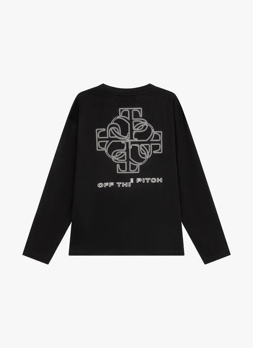 Locket Long Sleeved Tee | Black