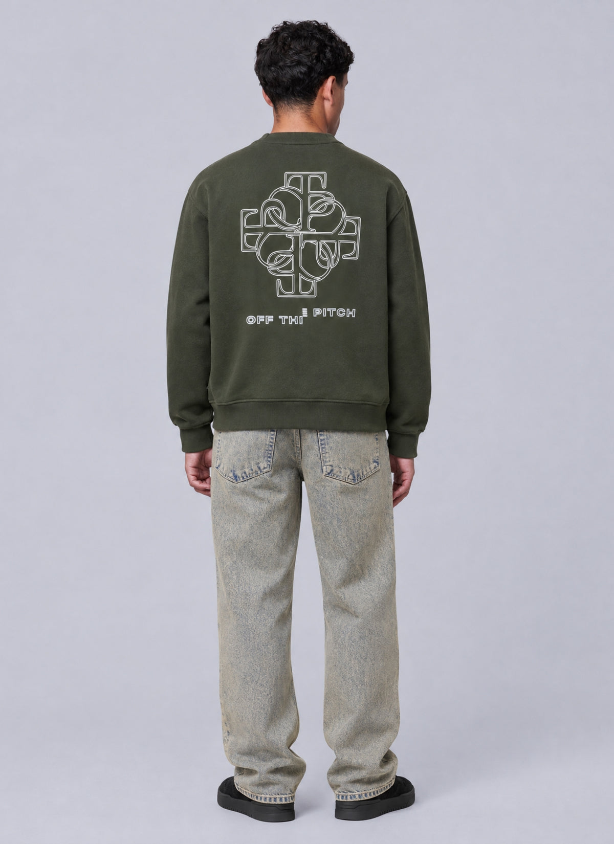 Locket Crewneck | Dark Olive