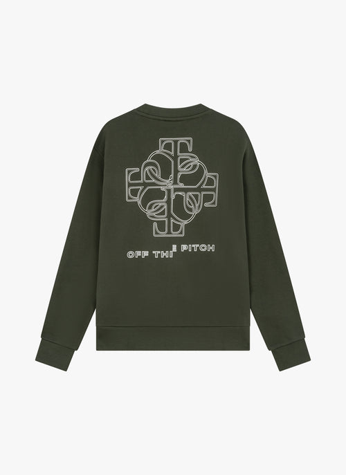 Locket Crewneck | Dark Olive