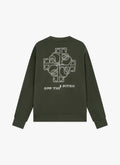 Locket Crewneck | Dark Olive