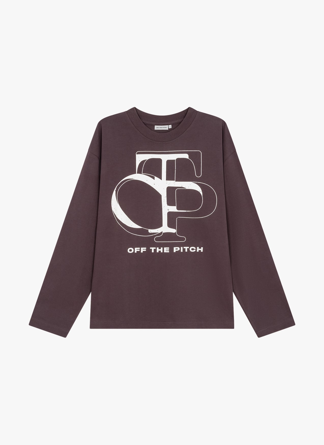 Vas Long Sleeved Tee | Dark Eggplant