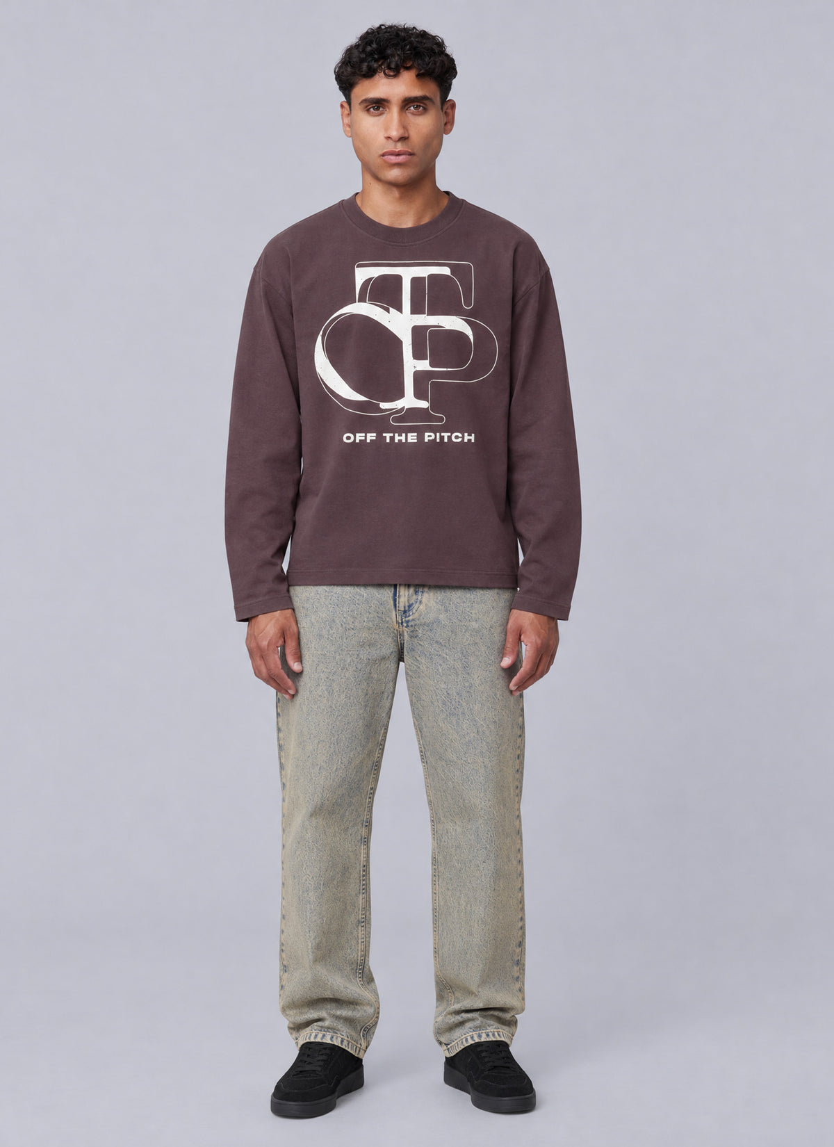 Vas Long Sleeved Tee | Dark Eggplant