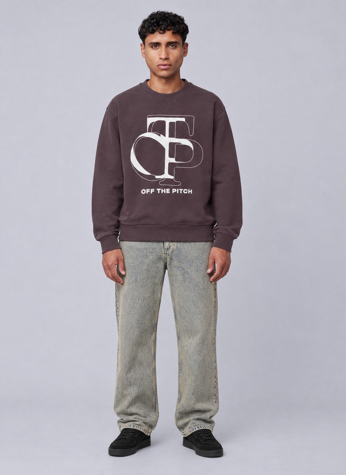 Vas Crewneck | Dark Eggplant