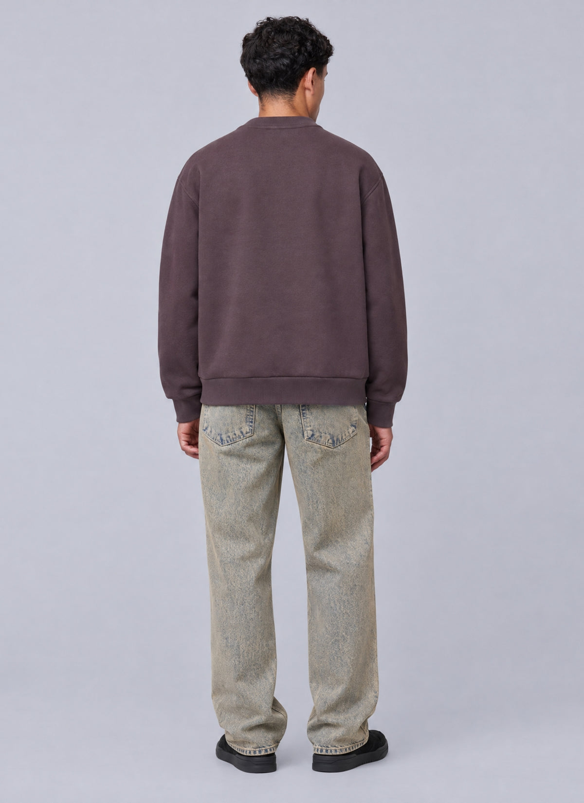 Vas Crewneck | Dark Eggplant
