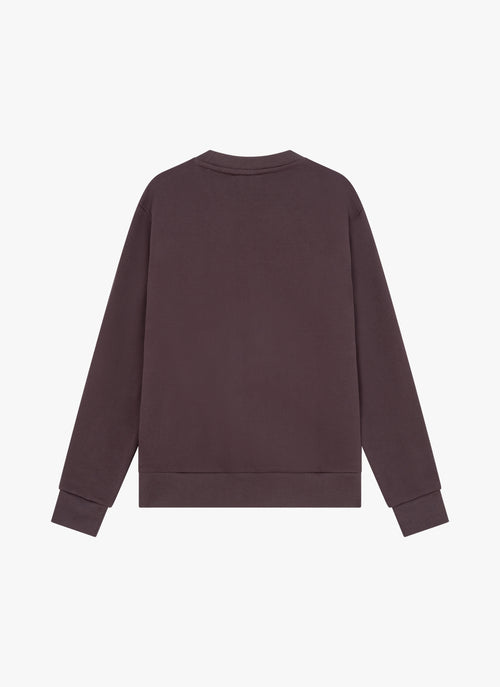 Vas Crewneck | Dark Eggplant