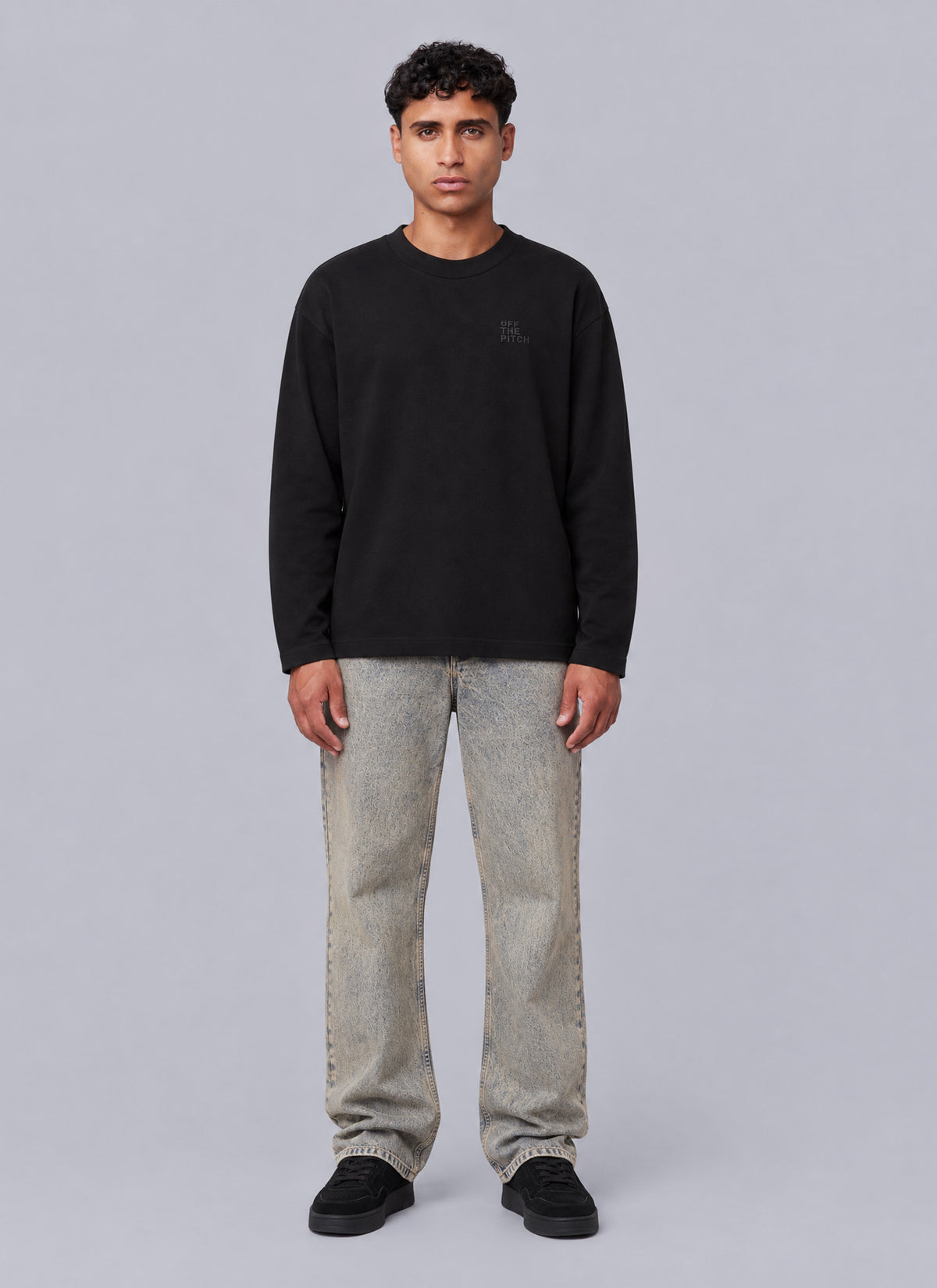 Rope Flow Long Sleeved Tee | Black