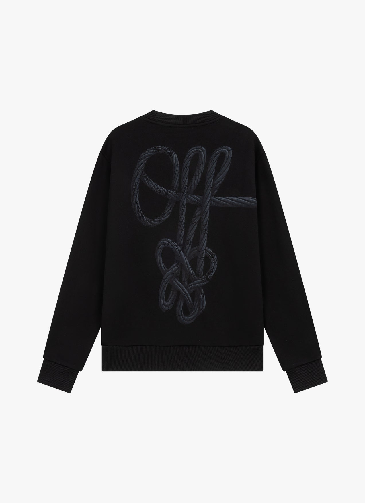 Rope Flow Crewneck | Black
