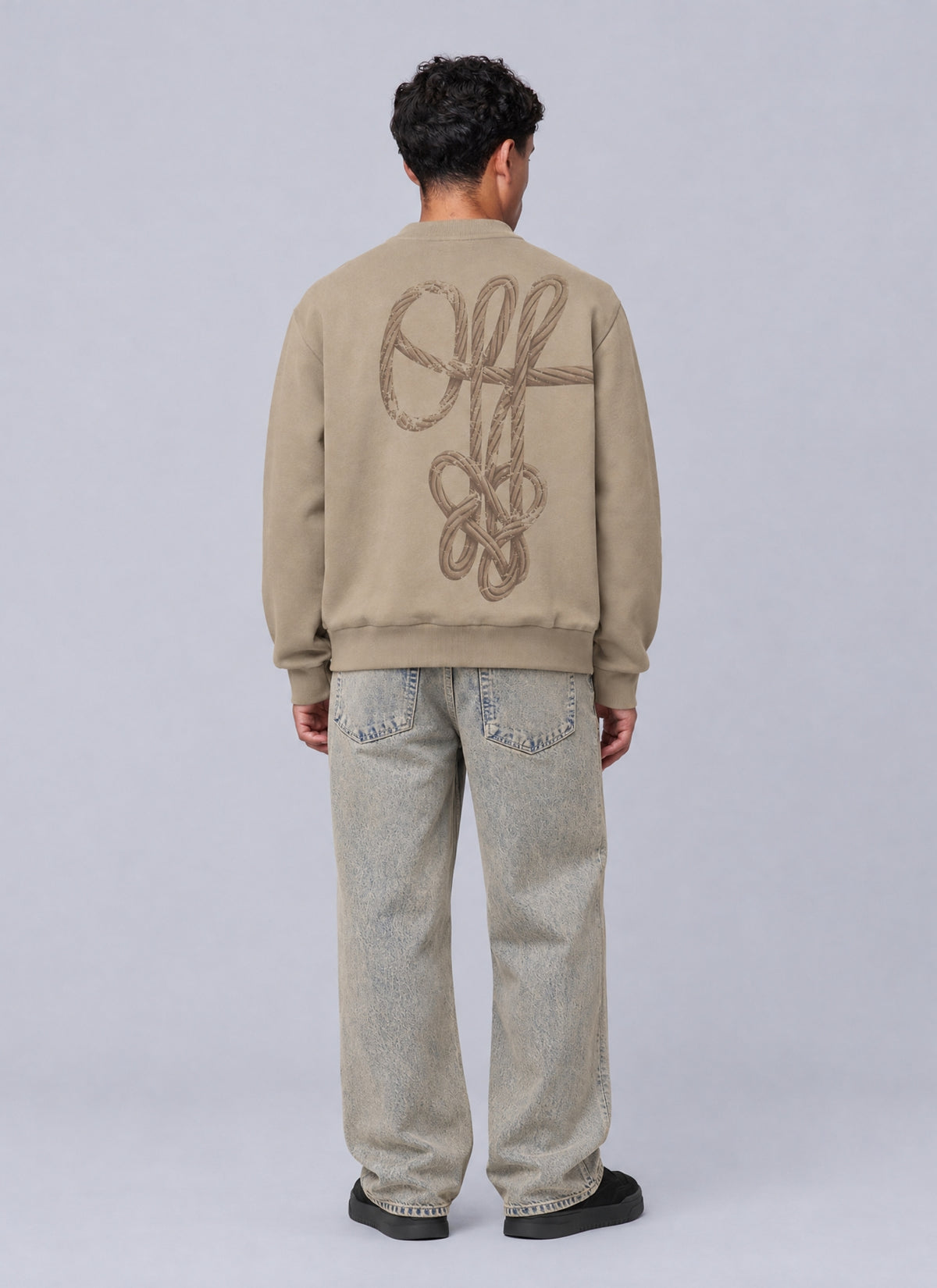 Rope Flow Crewneck | Sand