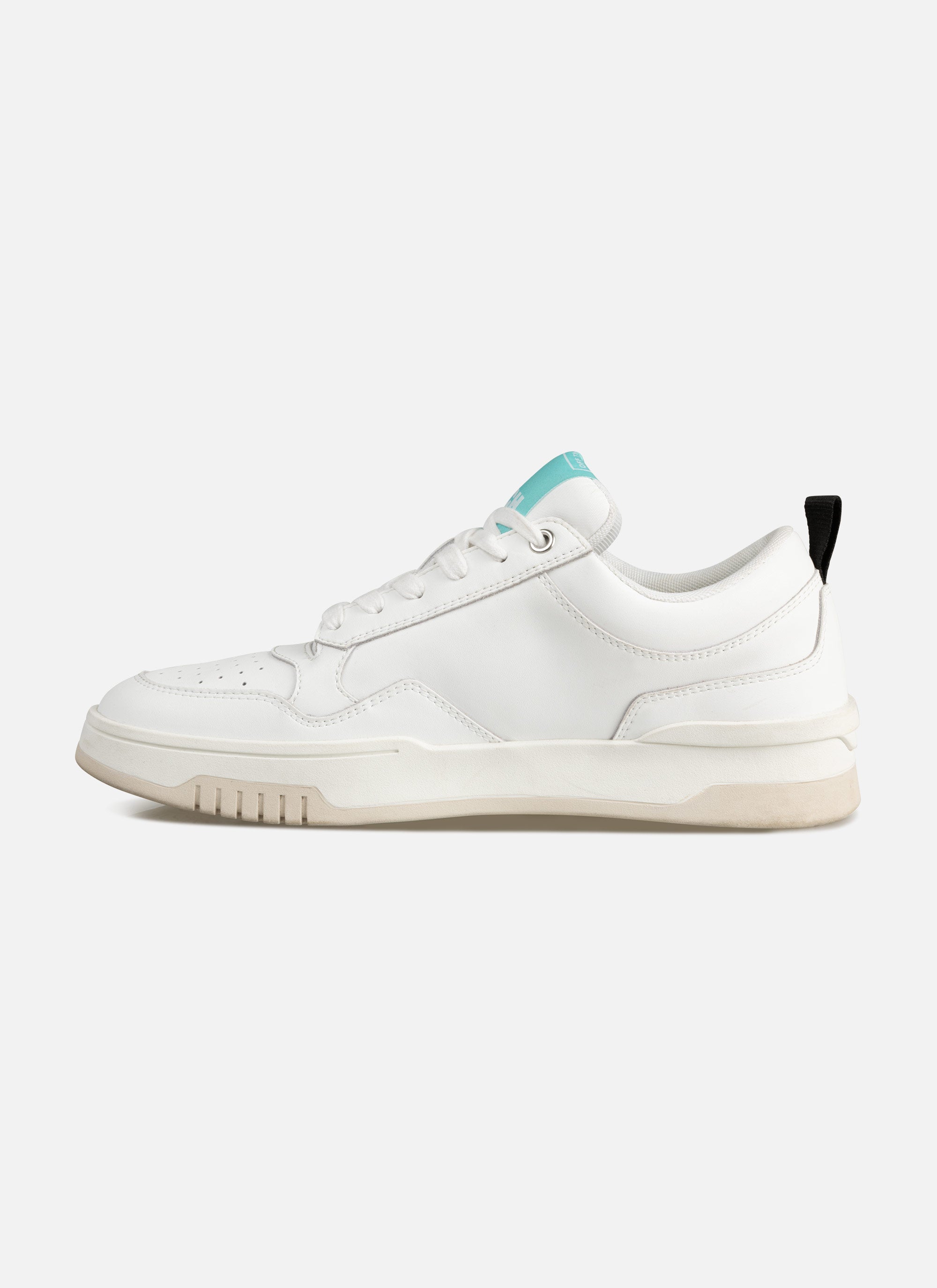 Fullstop - Soft Action Leather | White/Blue