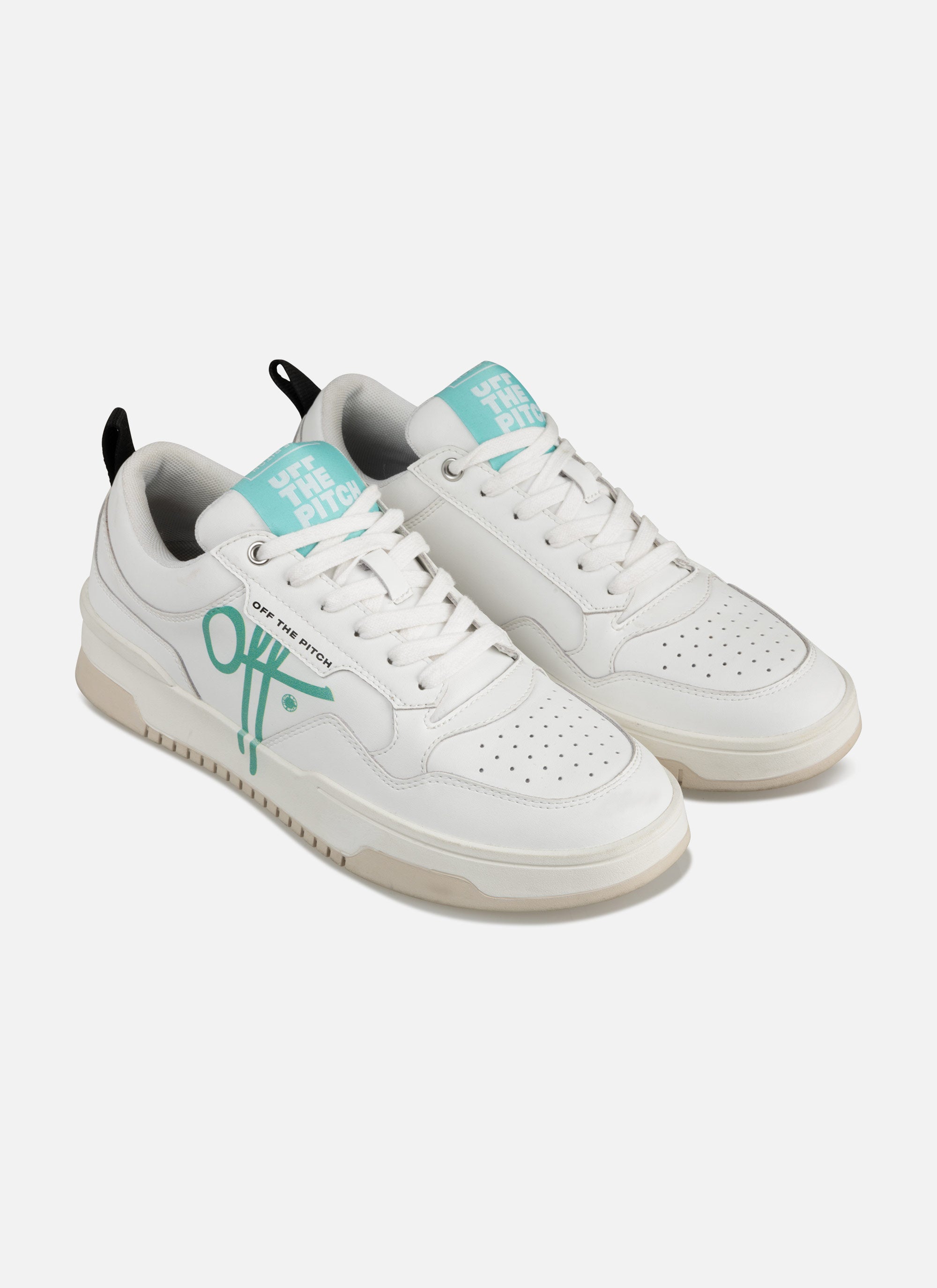 Fullstop - Soft Action Leather | White/Blue