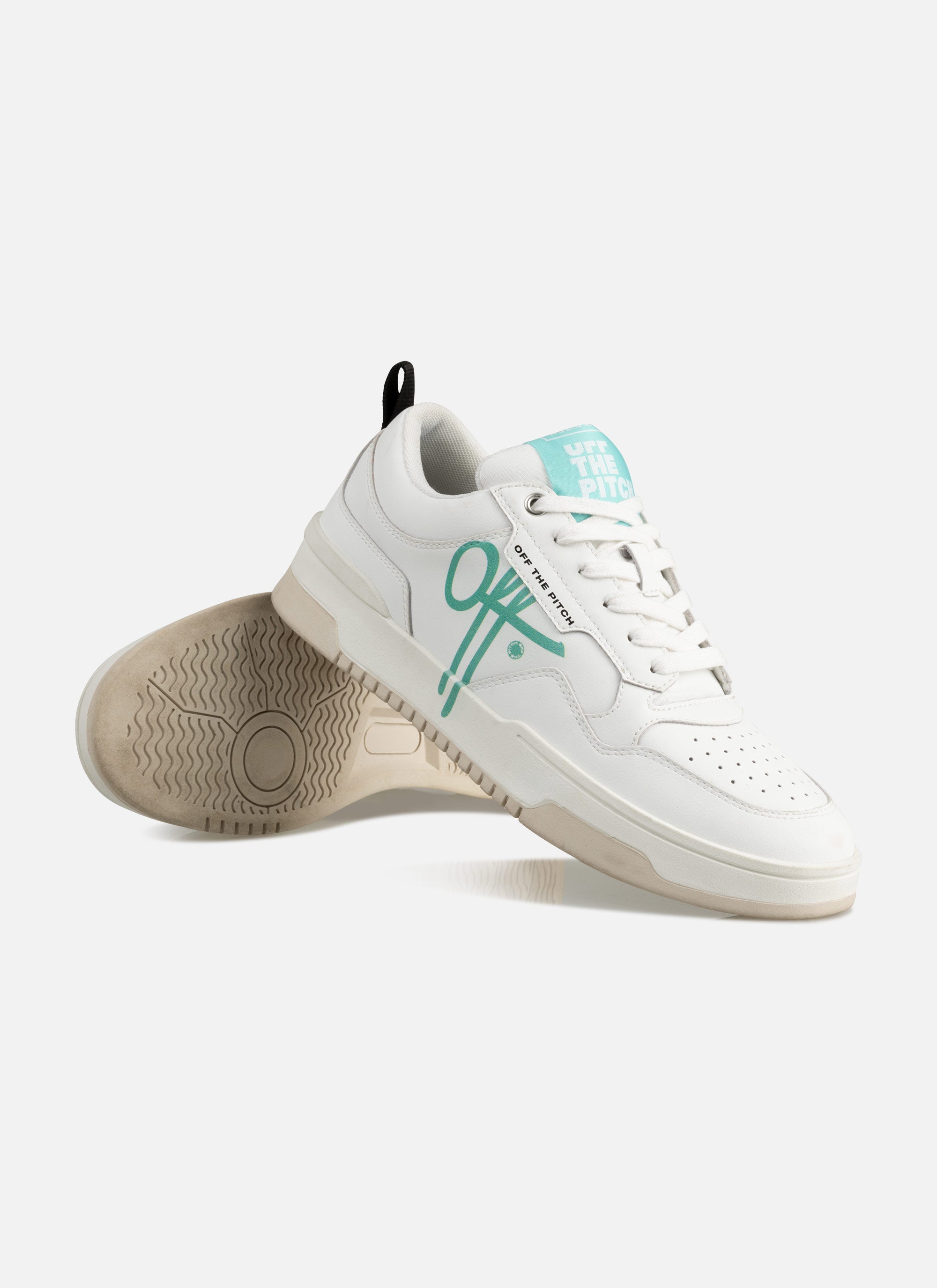 Fullstop - Soft Action Leather | White/Blue