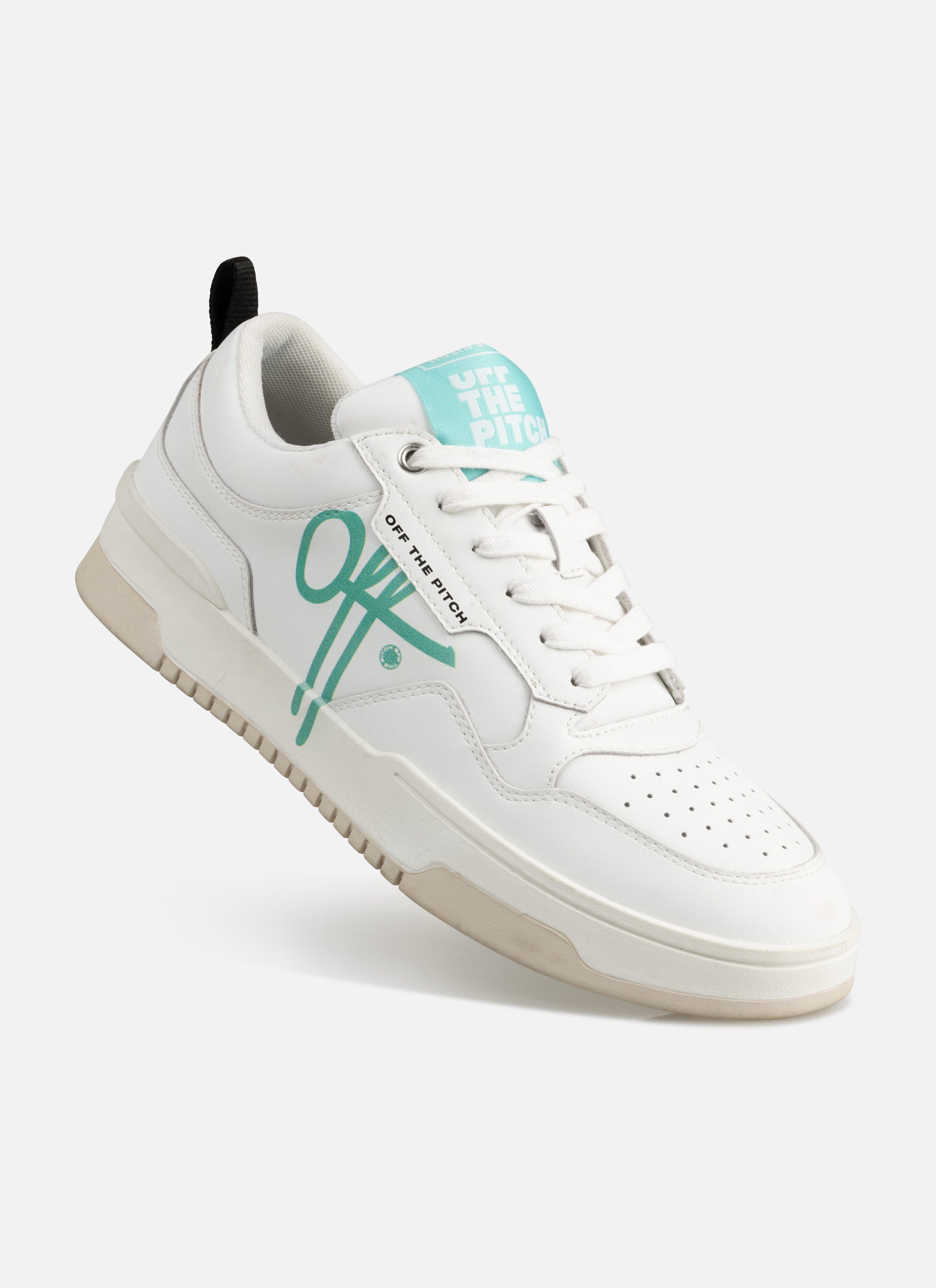 Fullstop - Soft Action Leather | White/Blue