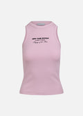 WMNS Rib Tanktop | Pink/Silver