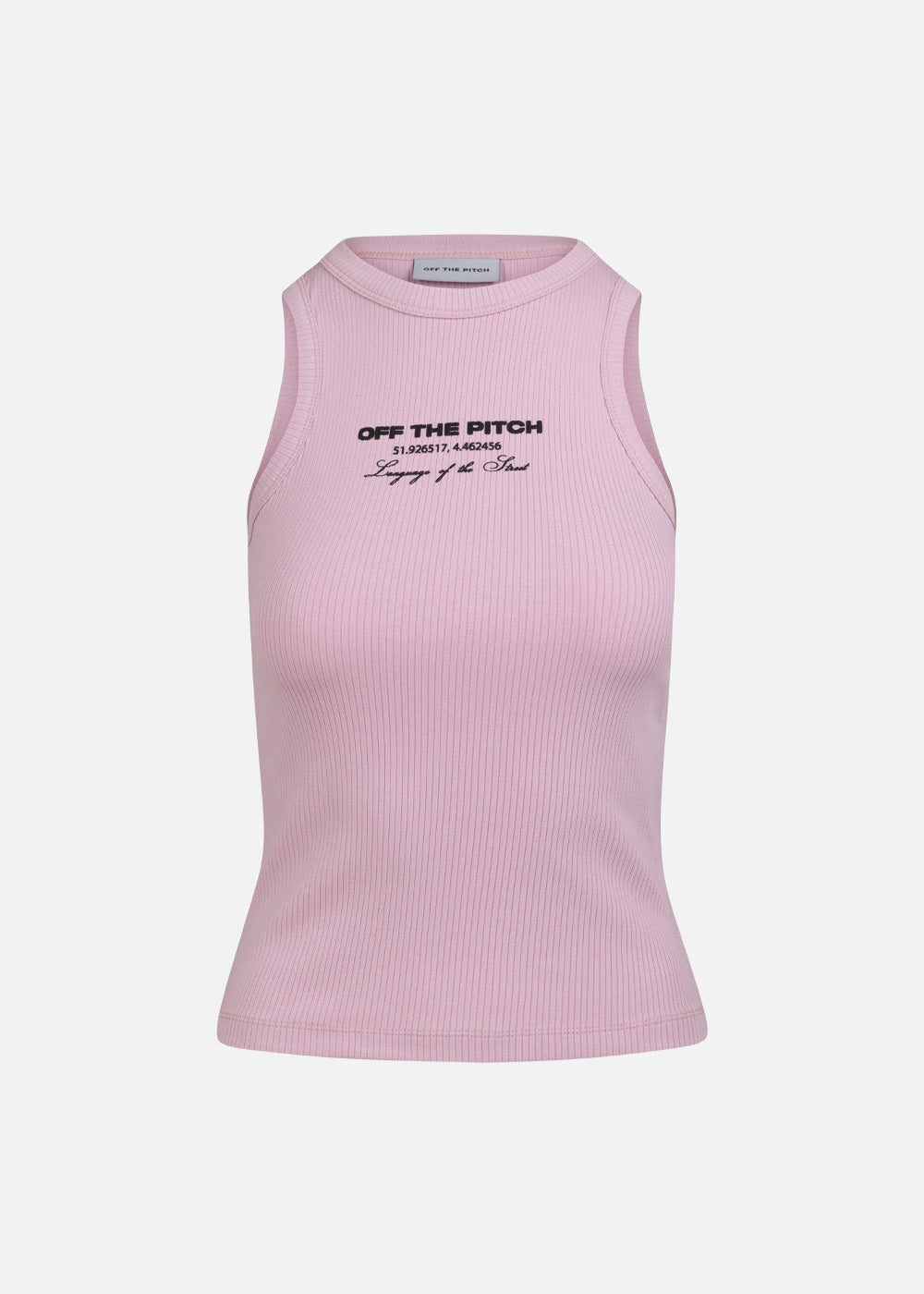 WMNS Rib Tanktop | Pink/Silver