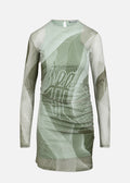 Rave Mesh Dress | Forest Green