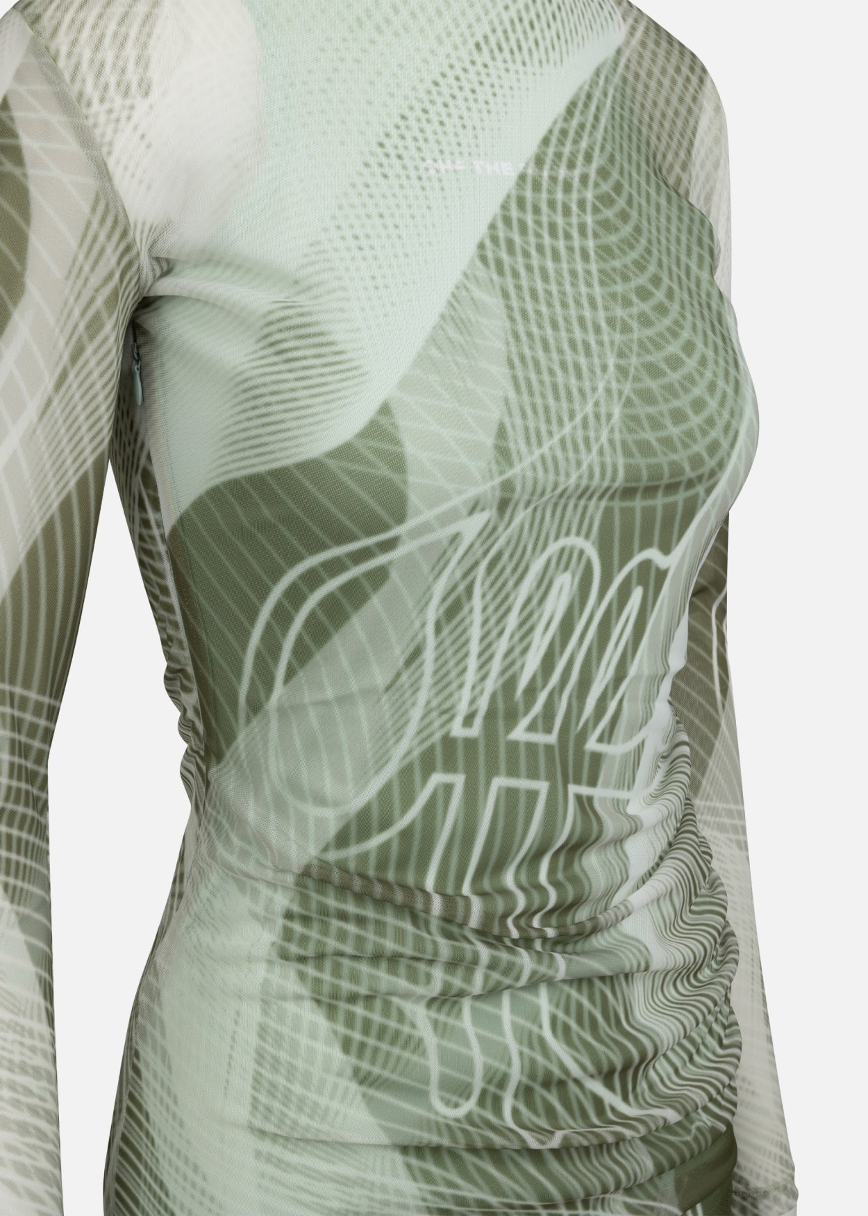 Rave Mesh Dress | Forest Green