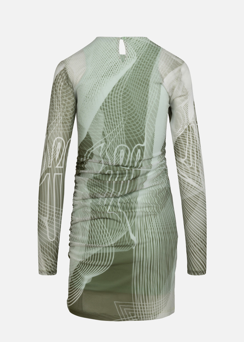 Rave Mesh Dress | Forest Green