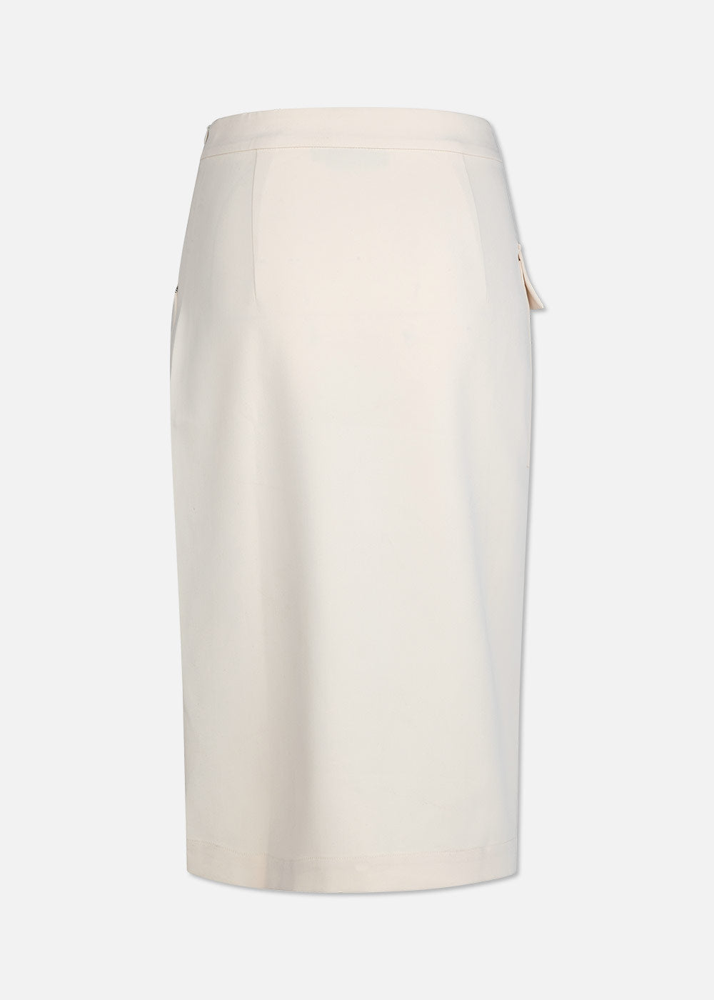 Asymmetric Smart Skirt | Off White