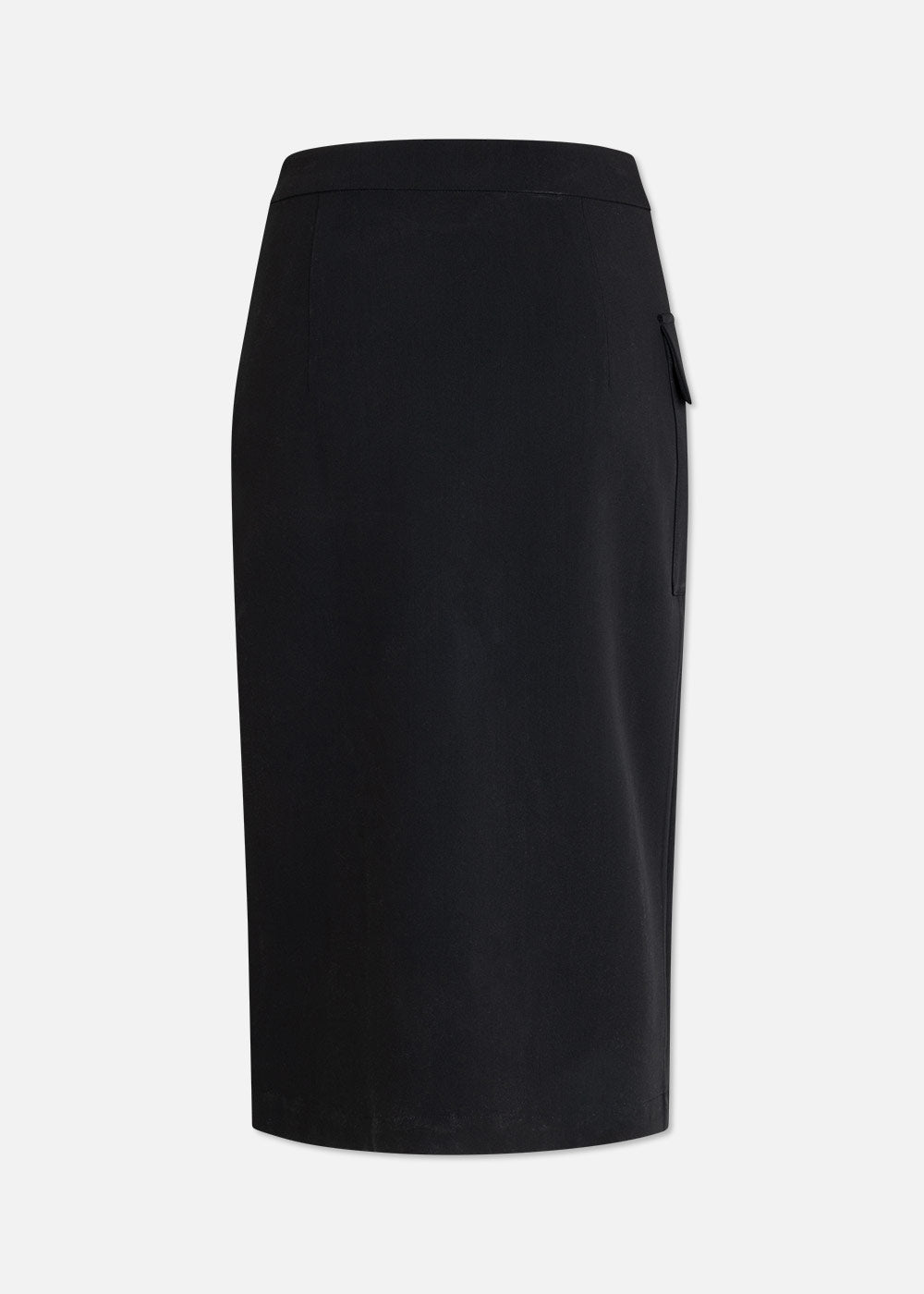 Asymmetric Smart Skirt | Black