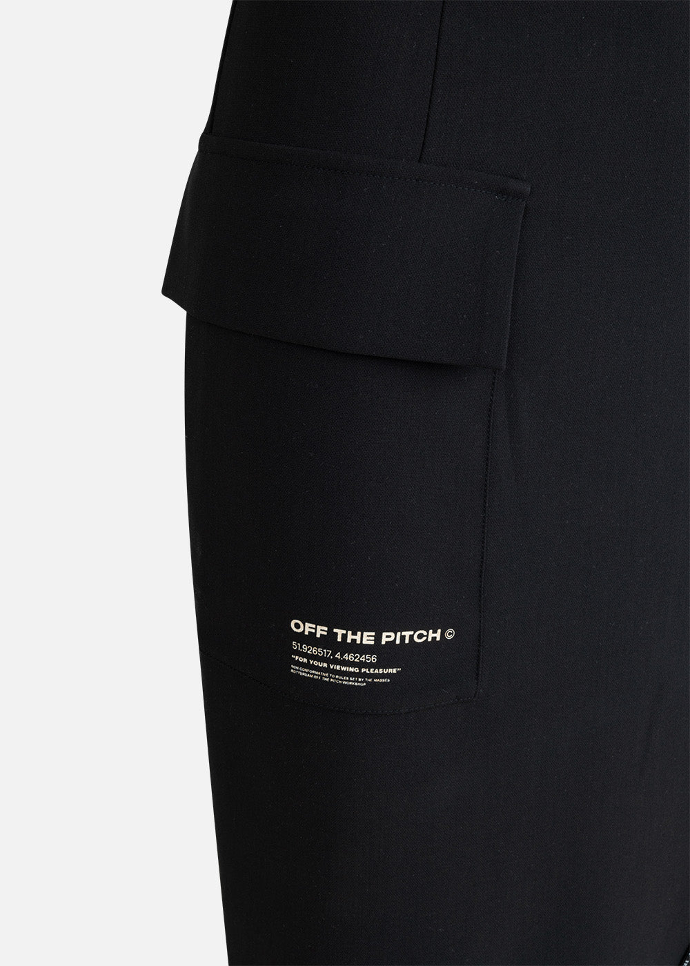 Asymmetric Smart Skirt | Black