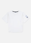 Relaxed Fit Retro collar tee | Off White
