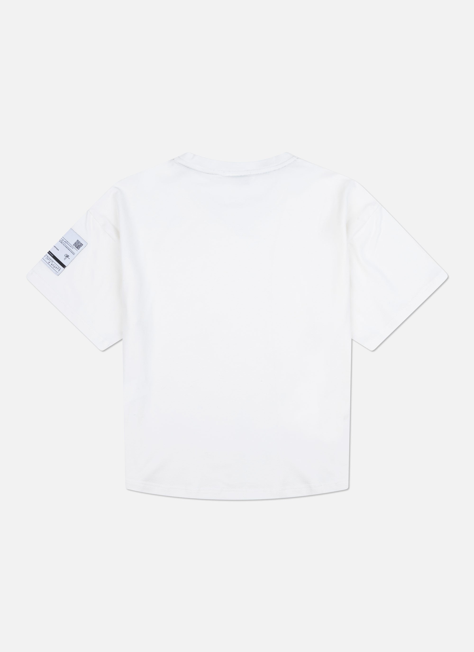 Relaxed Fit Retro collar tee | Off White