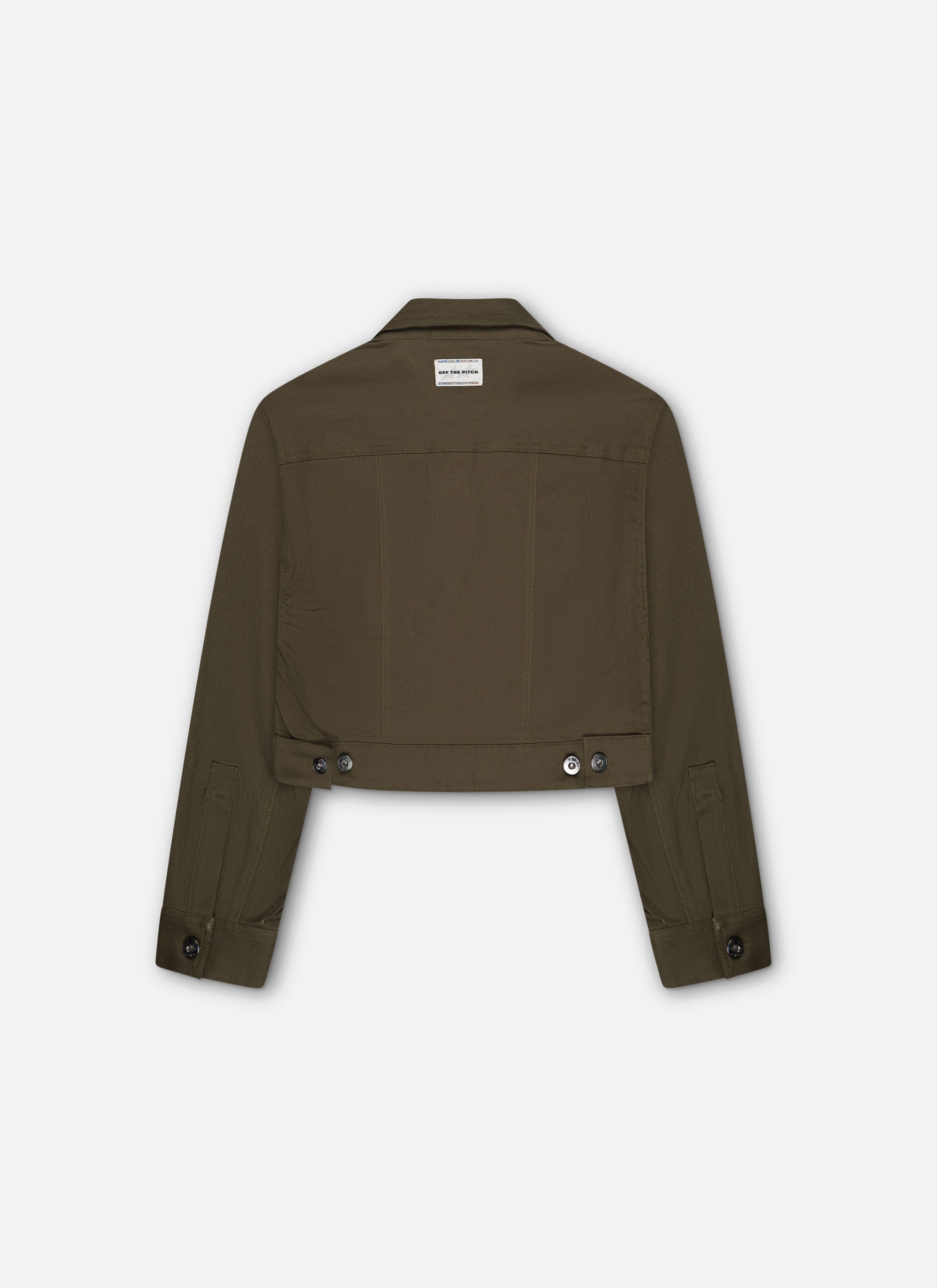 Cropped Carpenter Jacket | Army