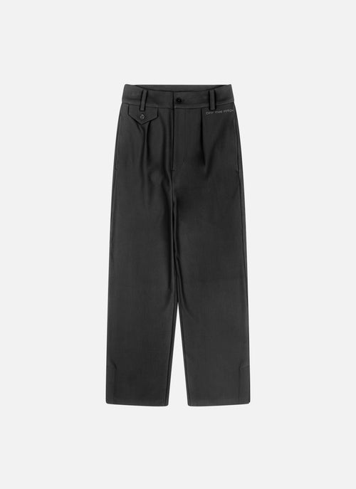 High Rise Scarlet Trousers | Black