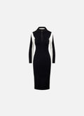 Knitted Bodycon Dress | Black