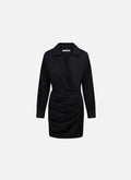 Pleated Vira Dress | Black