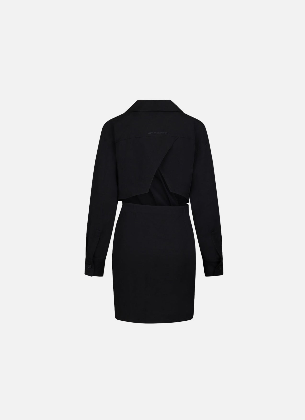 Pleated Vira Dress | Black