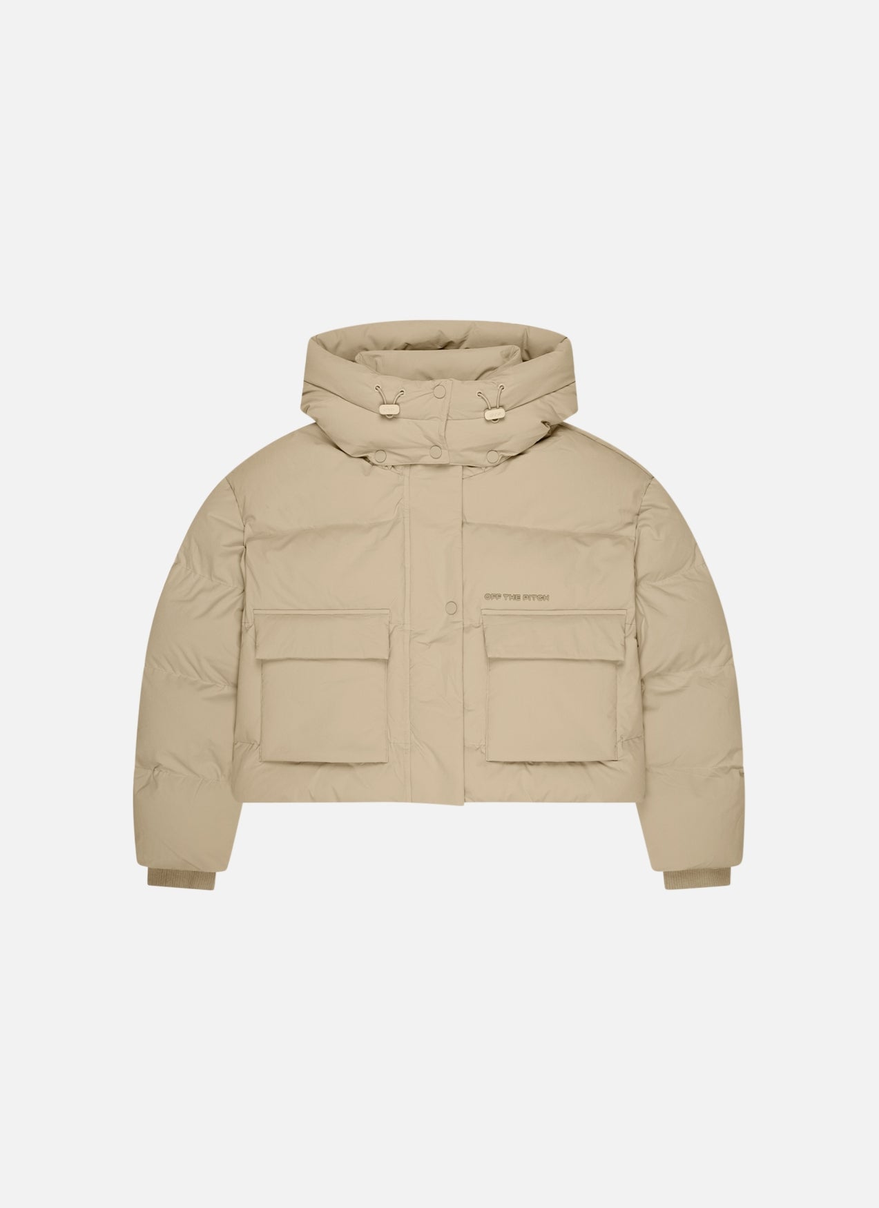 Cropped WMNS Puffer | Sand