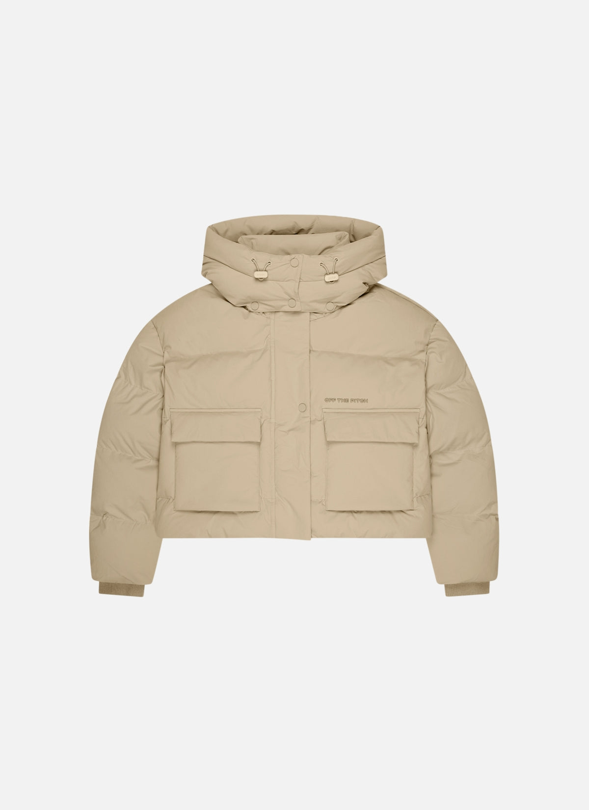 Cropped WMNS Puffer | Sand
