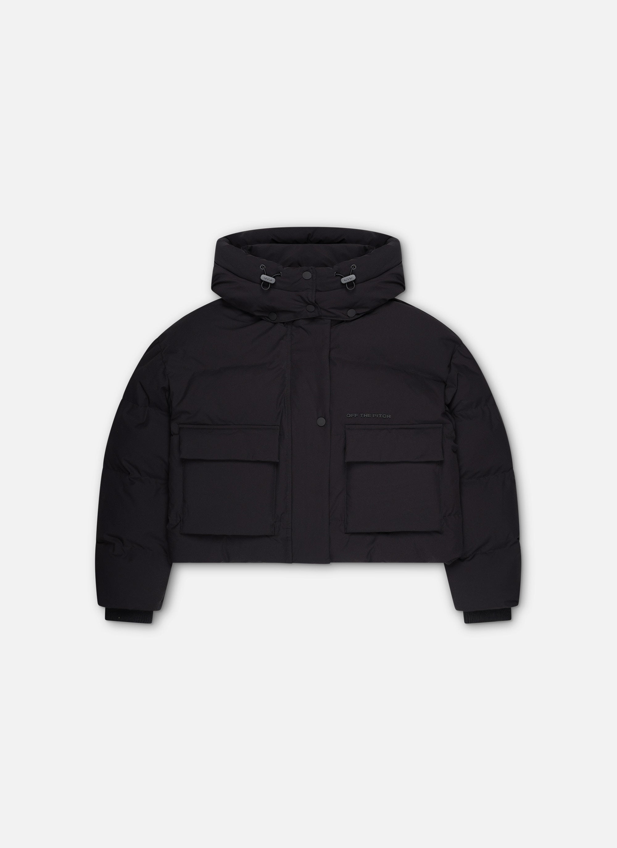 Cropped WMNS Puffer | Black