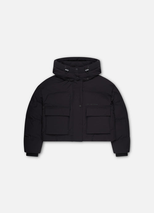 Cropped WMNS Puffer | Black