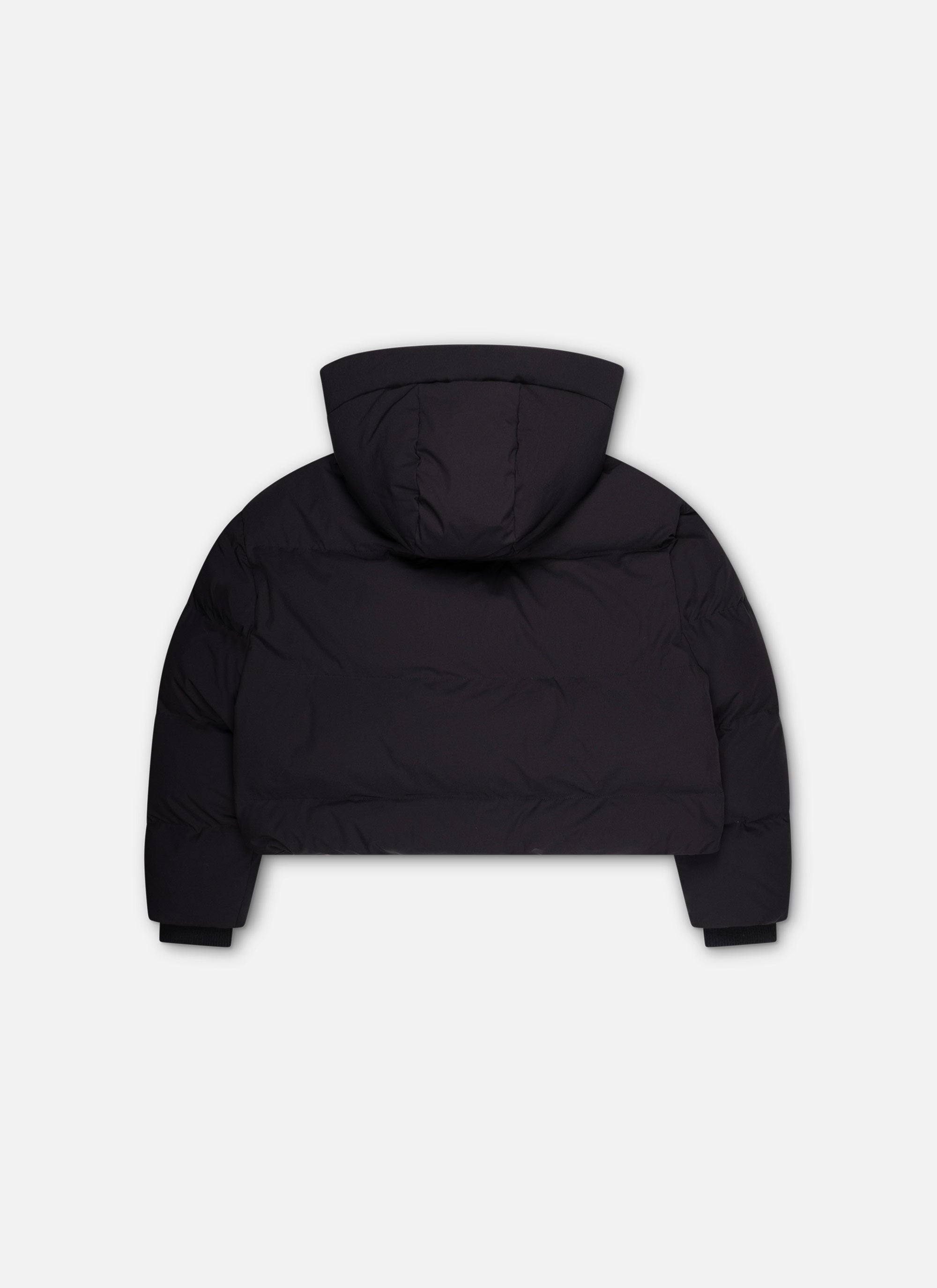 Cropped WMNS Puffer | Black