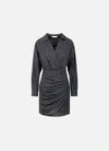 Pleated Stripe Dress 