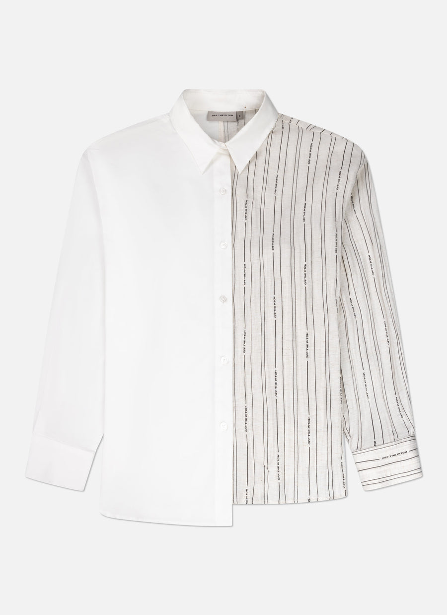 Asymmetric Striped Shirt 