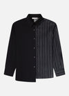 Asymmetric Striped Shirt 