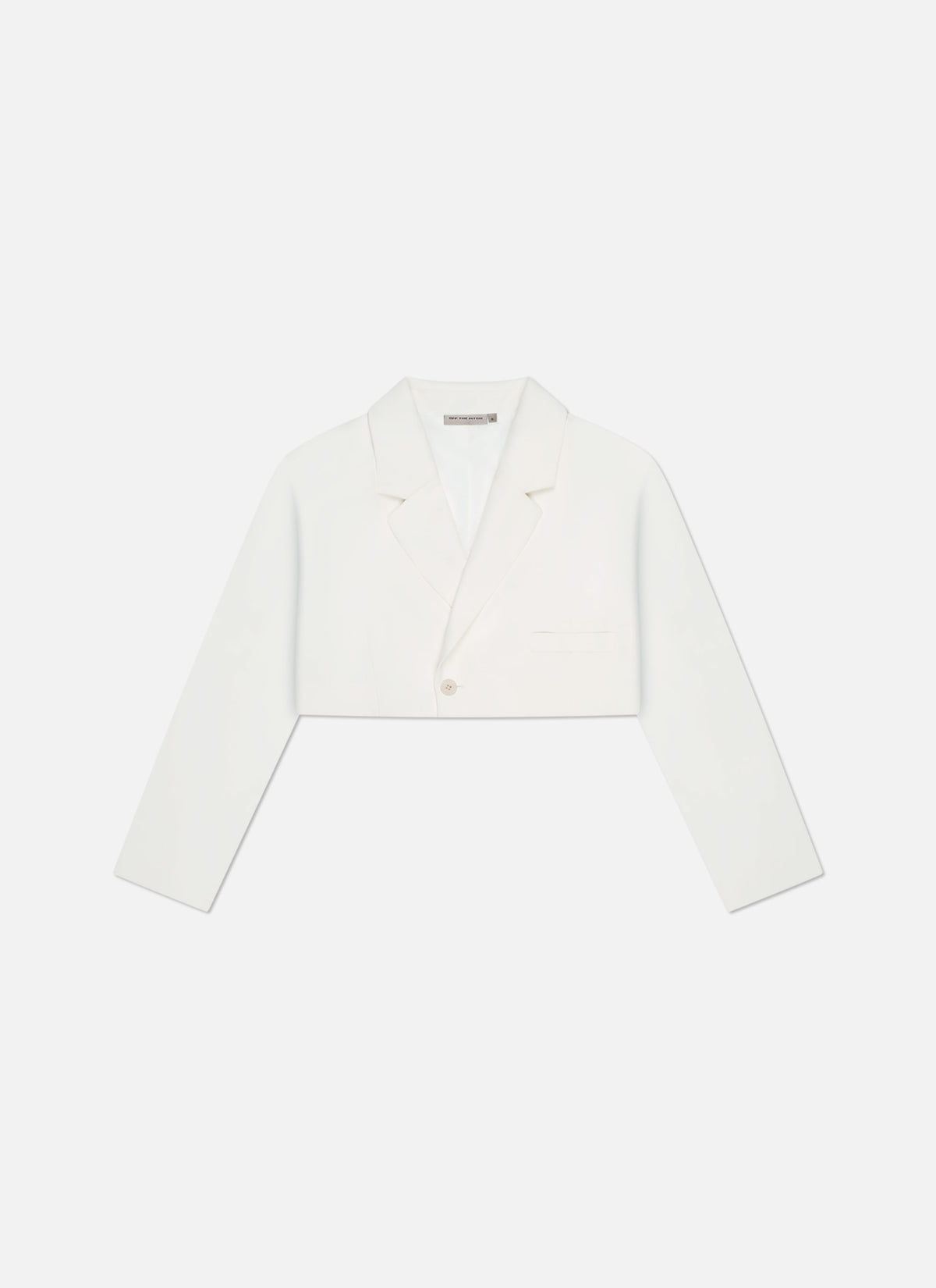 Lana Cropped Blazer | Gebroken Wit
