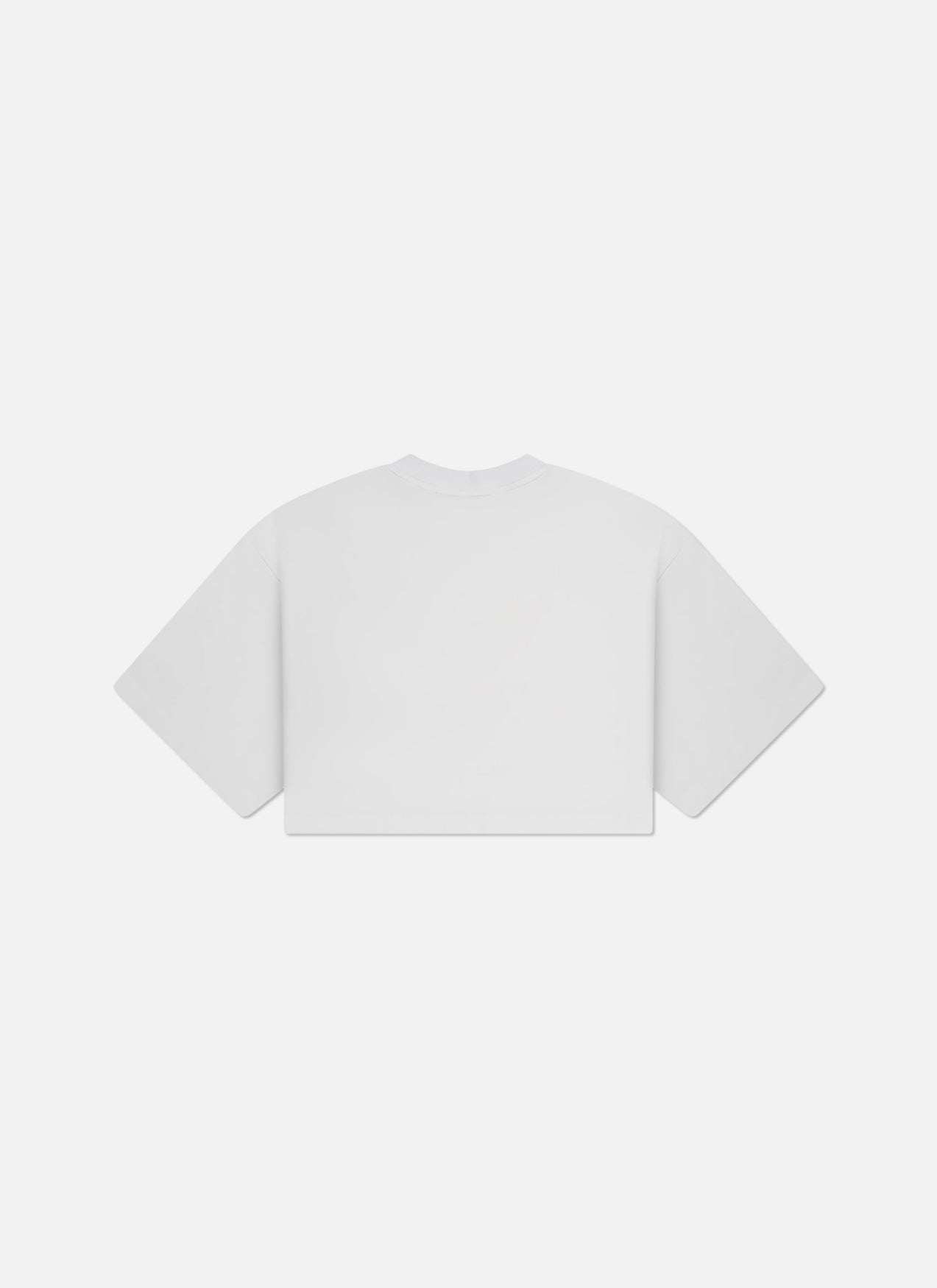 Lana Cropped Tee | White
