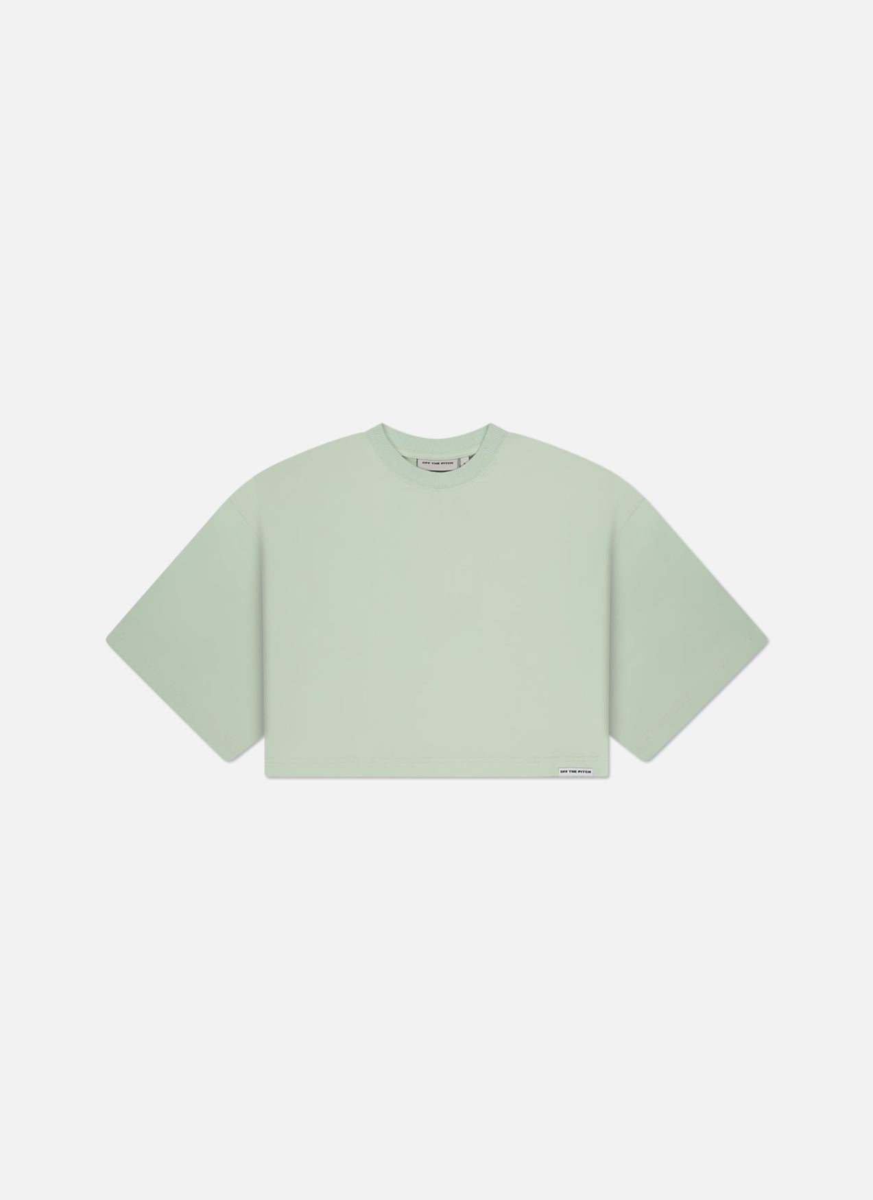 Lana Cropped Tee | Green/Green