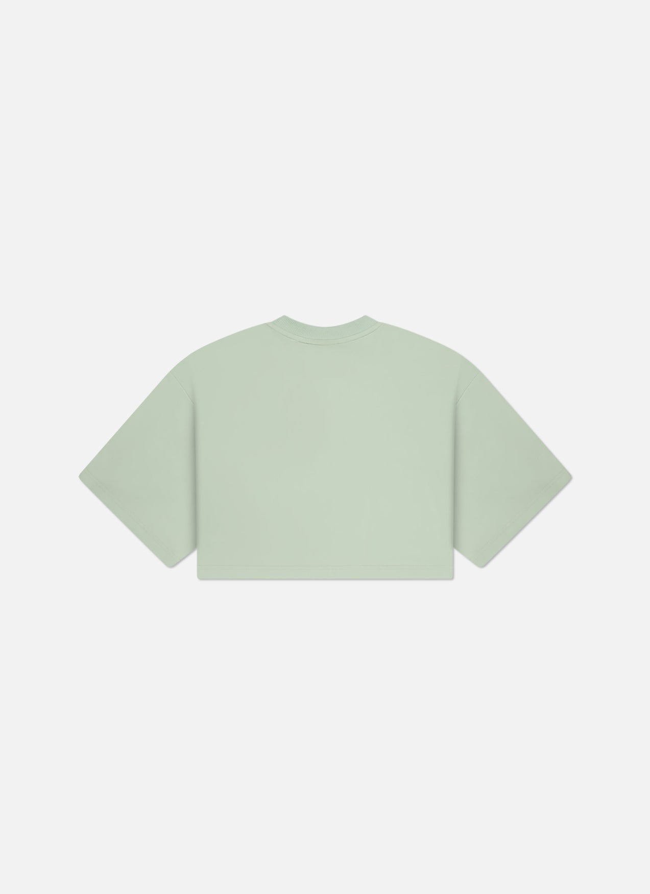 Lana Cropped Tee | Green/Green