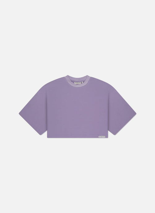 Lana Cropped Tee | Purple