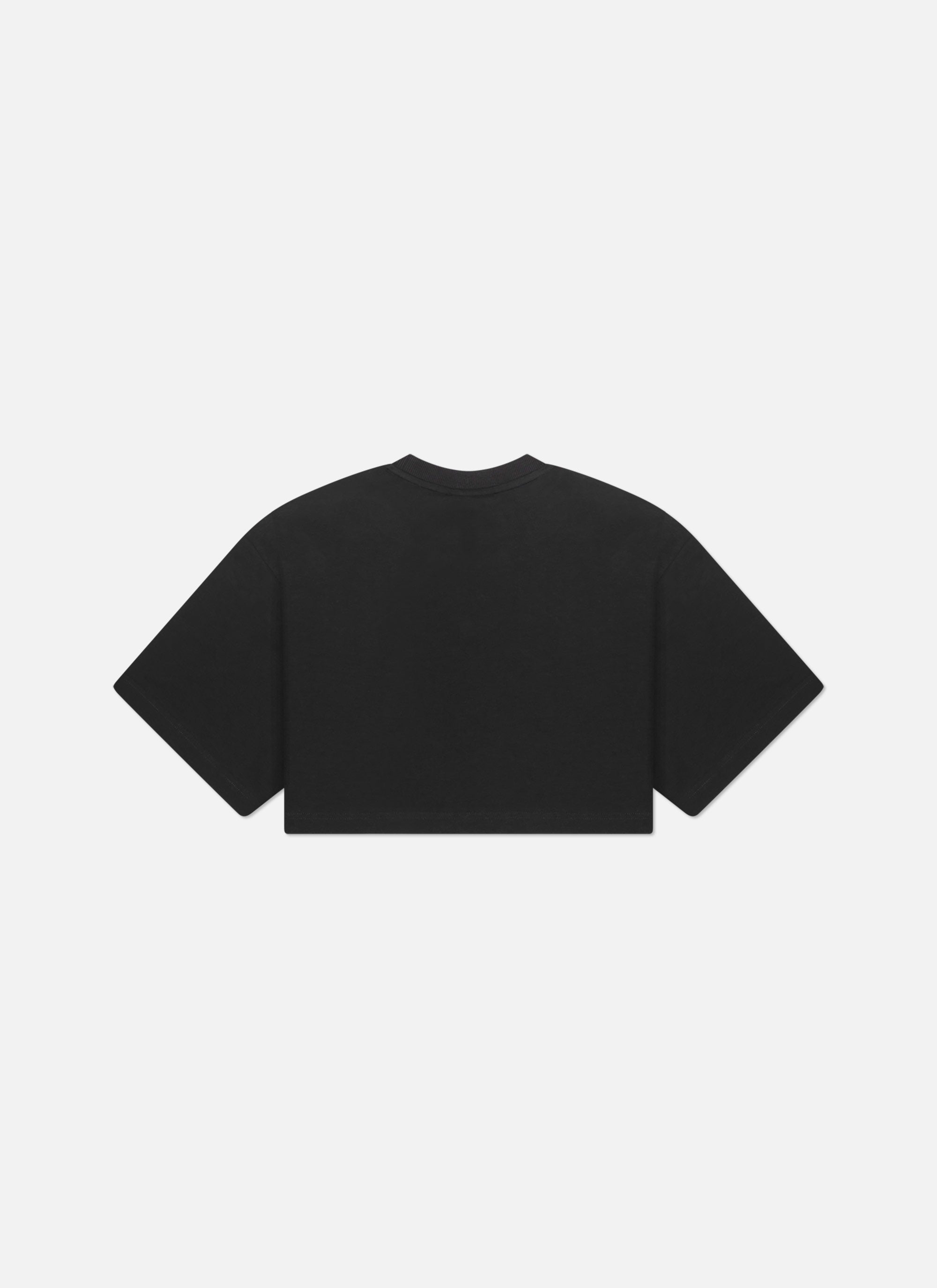 Lana Cropped Tee | Black