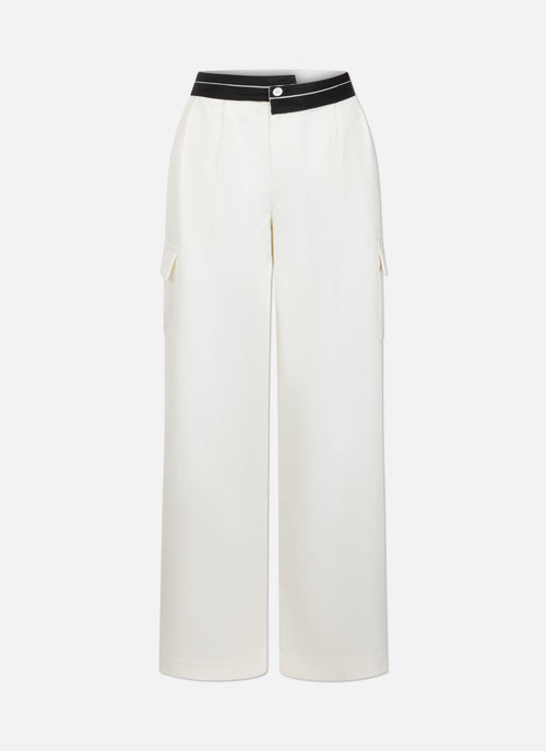 Pleated Lana Pants | Off White