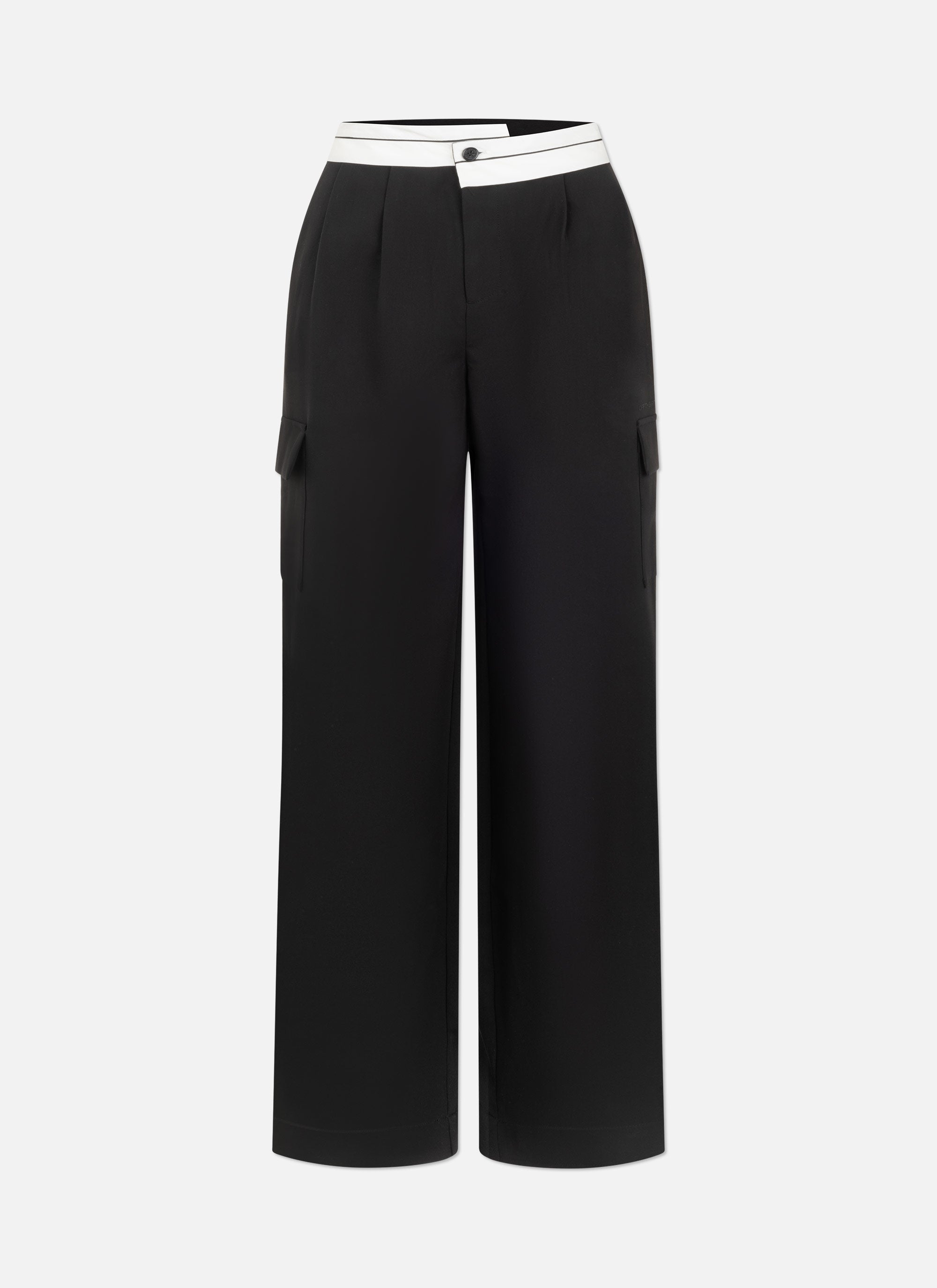 Pleated Lana Pants | Black